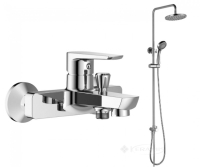 смеситель для ванны Imprese Breclav с душевой системой, хром (SET20230906)