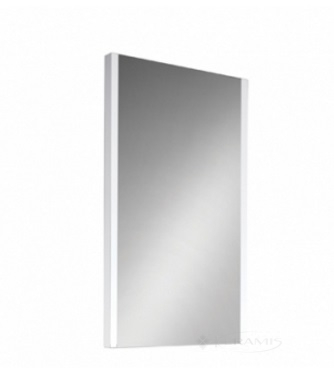Зеркало Коломбо Акцент 49,5x80x2 белый глянец (F15304900)