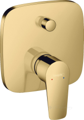 смеситель для ванны Hansgrohe Talis E со встроенной защитной комбинацией, золото (71474990)
