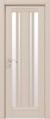 дверное полотно Rodos Fresca Mikela 600 мм, со стеклом, беленый дуб
