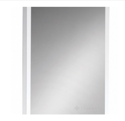 Зеркало Коломбо Акцент 65x80x2 белый глянец (F15306500)