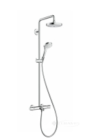 душевая система Hansgrohe Croma Select S 180 2jet showerpipe для ванны (27351400)