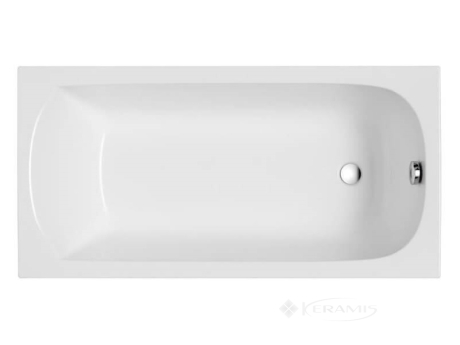 Ванна акриловая Polimat Classic Slim 180x80 с ножками, белая (00439)
