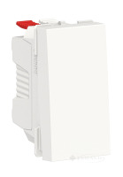 вимикач кнопковий Schneider Electric Unica New 1 кл., 10 А, білий (NU310618)