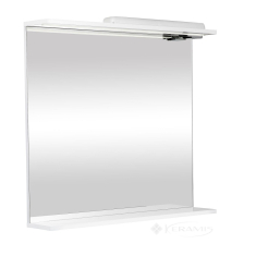 зеркало Аквародос Уно 80x74x16 с подсветкой, белое (АР000084266)