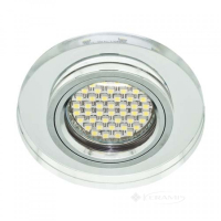 точечный светильник Feron 8060-2 c LED подсветкой хром (28490)