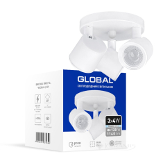 светильник потолочный Global Spot Light Gsl-02C 12W 4100K белый (3-GSL-21241-CW)