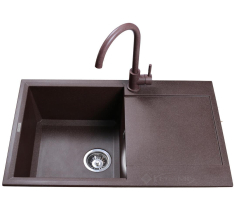 кухонна мийка Bretta Metra 79x50 коричнева