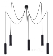 подвесной светильник Azzardo Locus, черный, 5 ламп (AZ3405)