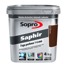 затирка Sopro Saphir Fuga 59 коричневый бали 4 кг (9522/4 N)
