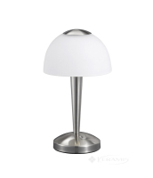 настольная лампа Trio Ventura, белая, никель матовый, LED (529990107)