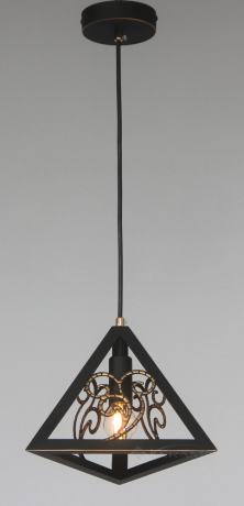 Подвесной светильник Wunderlicht Iceland, черный/бронзовый (YW3869-P1)