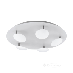 светильник потолочный Eglo Certino 50 см, белый, никель матовый (97648)