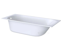 ванна акриловая Geberit Soana 180x80 Slim rim, прямоугольная, с ножками, белая (554.015.01.1)