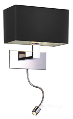 светильник настенный Azzardo Martens, черный, с LED-лампой (MB2251-B-LED-R BK / AZ1558)