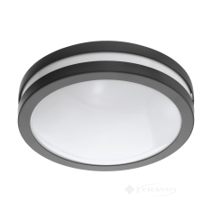 светильник потолочный Eglo Locana-C Smart Lighting, 26 см, антрацит, белый (97237)