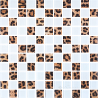 мозаика Kotto Keramika GMP 0825044 С2 print 41/white mat  30x30