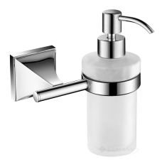 дозатор жидкого мыла Devit Classic с держателем, хром (6030151)