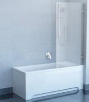 штора для ванной Ravak BVS2-100L 100,5x150 стекло transparent (7ULA0A00Z1)