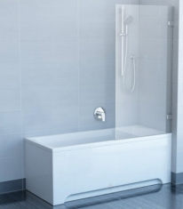 штора для ванни Ravak BVS2-100L 100,5x150 скло transparent (7ULA0A00Z1)
