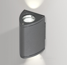 светильник настенный Azzardo Luca, темно-серый, 2 лампы (GM1102 DGR / AZ0777)