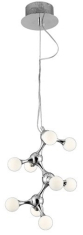 подвесной светильник Azzardo Neurono, белый, хром, 9 ламп (МP 6199-9 / AZ0109)