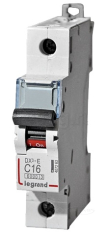 автоматический выключатель Legrand Dx3 16 А, 230В/400В, 1 п., Тип C, 6 kA (407263)