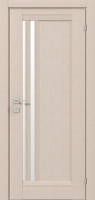 дверное полотно Rodos Fresca Colombo 700 мм, с полустеклом, беленый дуб