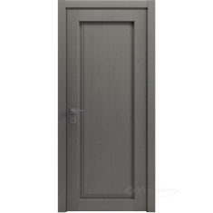 дверное полотно Rodos Style 1 600 мм, глухое, сосна браш braun