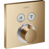 термостат Hansgrohe Shower Select 2 потребителя, бронзовый (15763140)