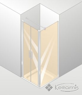 Боковая стенка HUPPE Design elegance 70x190 стекло прозрачное (8E1501)