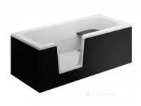 панель для ванны Polimat 80 см боковая, черная (00053)