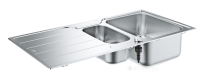 кухонная мойка Grohe K500 100x50 со сливом, нержавеющая сталь (31572SD1)