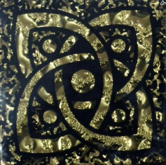 вставка напольная Grand Kerama Tako 6,6x6,6 галактика золото (775)