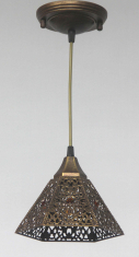 подвесной светильник Wunderlicht Iceland, бронзовый (YW3853-P1B)