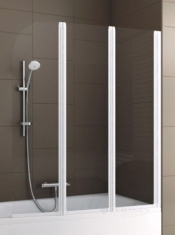 штора для ванной Aquaform Modern 3 120x140 стекло прозрачное (170-06953)
