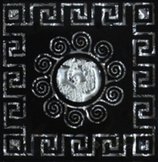 вставка напольная Grand Kerama Tako 6,6x6,6 византия платина