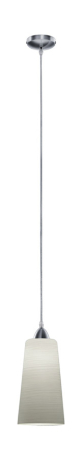Подвесной светильник Reality Koni, никель матовый, белый матовый (R30551011)
