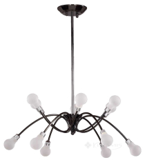 люстра Wunderlicht Loft, черная, 12 ламп, LED (WL1188-6+6C)