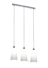 подвесной светильник Reality Koni, никель матовый, белый матовый, 3 лампы (R30553001)
