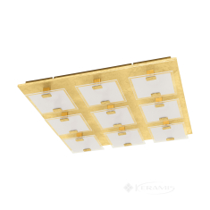 светильник потолочный Eglo Vicaro 1 47x47 см, золотой, белый (97729)