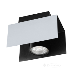 светильник потолочный Eglo Viserba 8,5x12 см, белый алюминий, черный (97394)