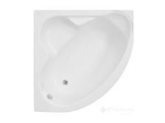 ванна акриловая Polimat Standard 1 угловая, 120x120 белая (00205)