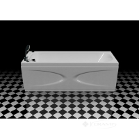 ванна акриловая WGT Rialto Orta 180x80 + слив/перелив