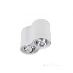 точечный светильник Azzardo Bross 2 white/aluminium (AZ0784)