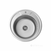 кухонна мийка Platinum 49x49x18 сатин (SP000000265)