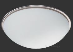 светильник потолочный Trio Bulto, никель матовый, белый, 40 см (6107021-07)
