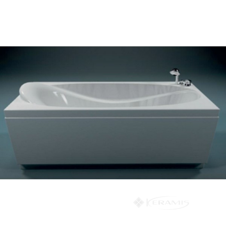 Ванна акриловая WGT Rialto Arona 170,5x75,5 + слив-перелив, каркас