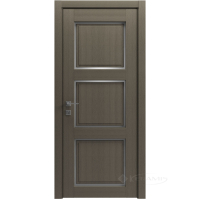 дверное полотно Rodos Style 3 600 мм, полустекло, серый дуб