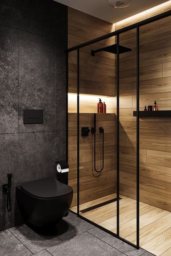 Дизайн ванных комнат с душевыми кабинами. Фото 16